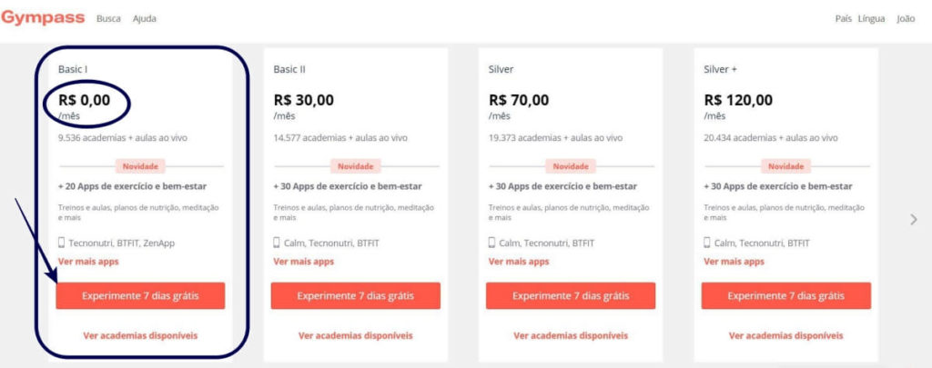 O membro da Sami não paga pelo benefício durante o primeiro ano de utilização do Gympass