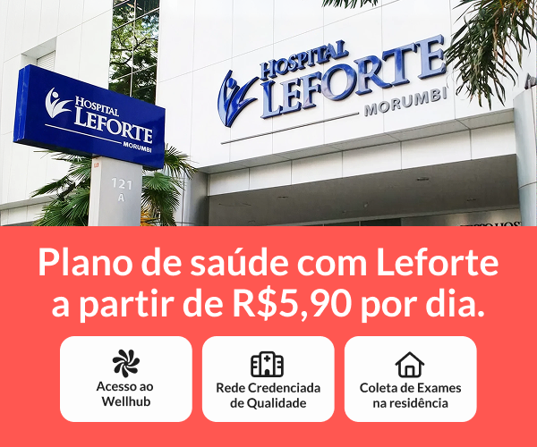 Plano de saúde com Leforte a partir de R$5,90 por dia.